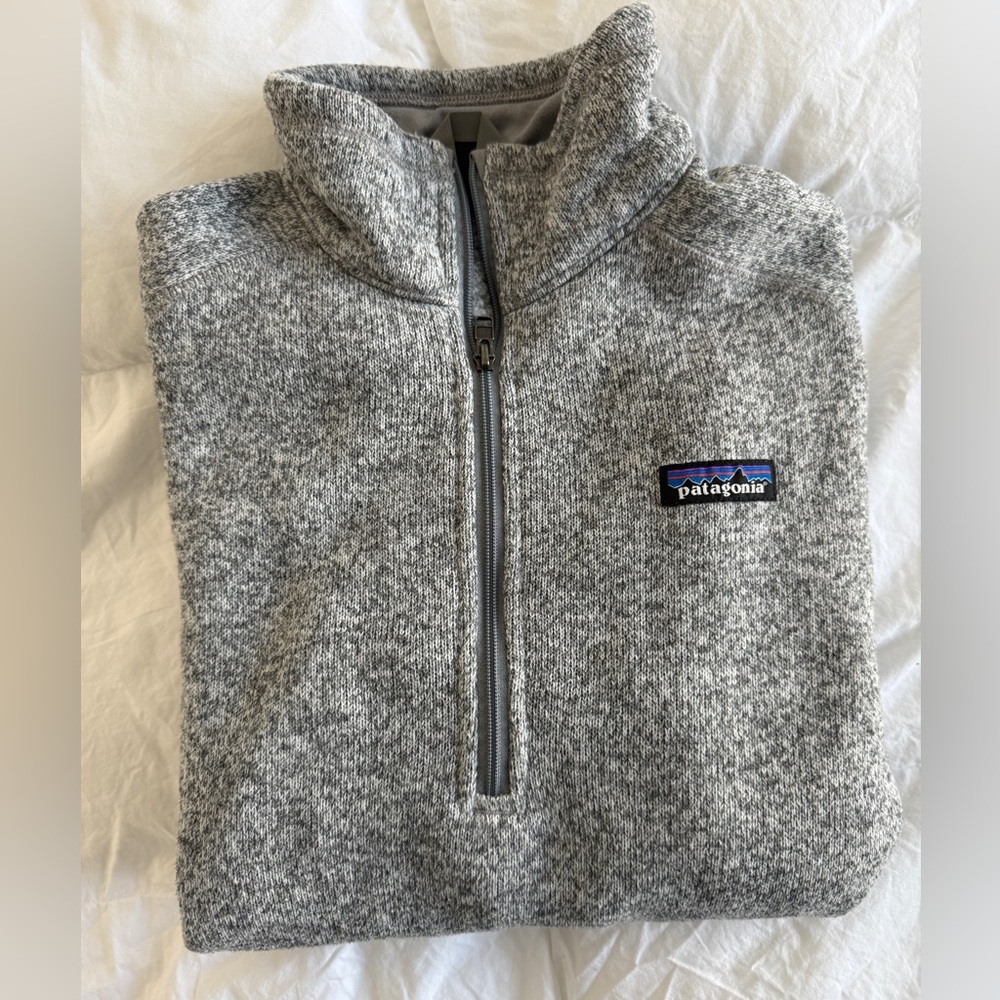 Patagonia Women’s Heather Gray 1/4 Zip Pullover Jacket